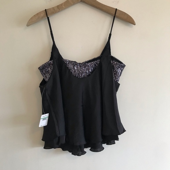 NWT Free People Turn It On Cami Black - Picture 5 of 5
